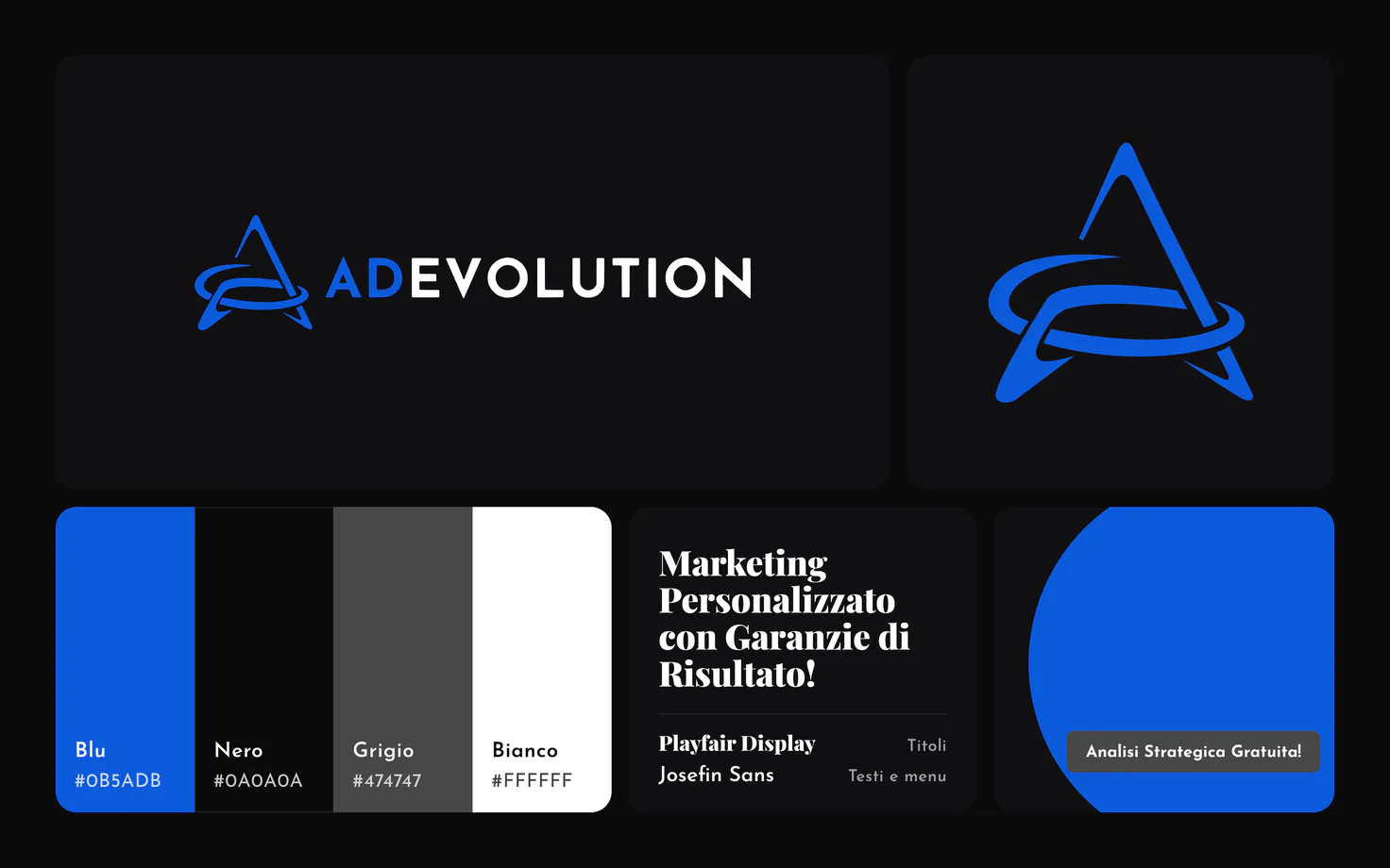 La primera identidad de ADevolution: logo, colores y tipografías