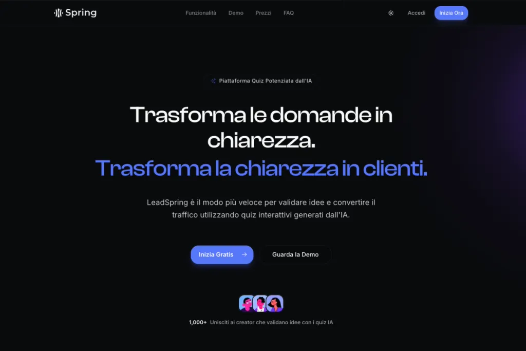 Immagine principale del case «LeadSpring» per LeadSpring